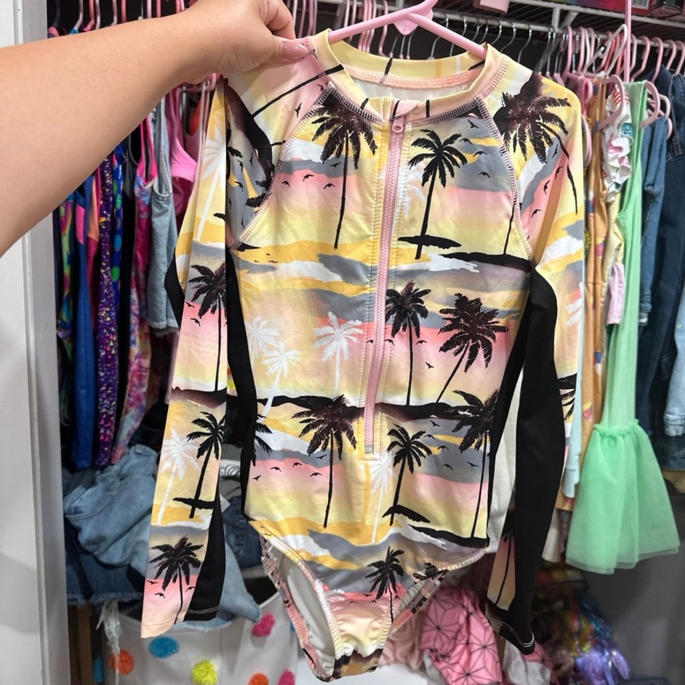 Wonder nation Tropical Sunset Kids Swimwear
